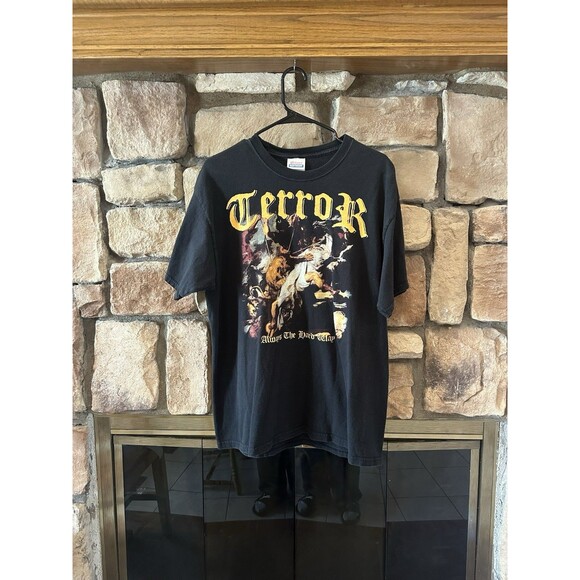 Hanes Other - VTG 2006 Terror Always The Hard Way Band Concert Tour T-Shirt RARE Mens Sz L Y2K